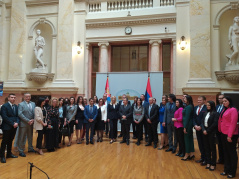 28 April 2021 The National Assembly Speaker and the newly-elected judges 